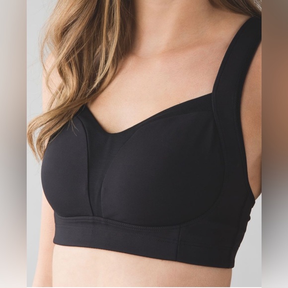 SOLD Lululemon Ta Ta Tamer Bra Size 36C Black - Picture 4 of 6